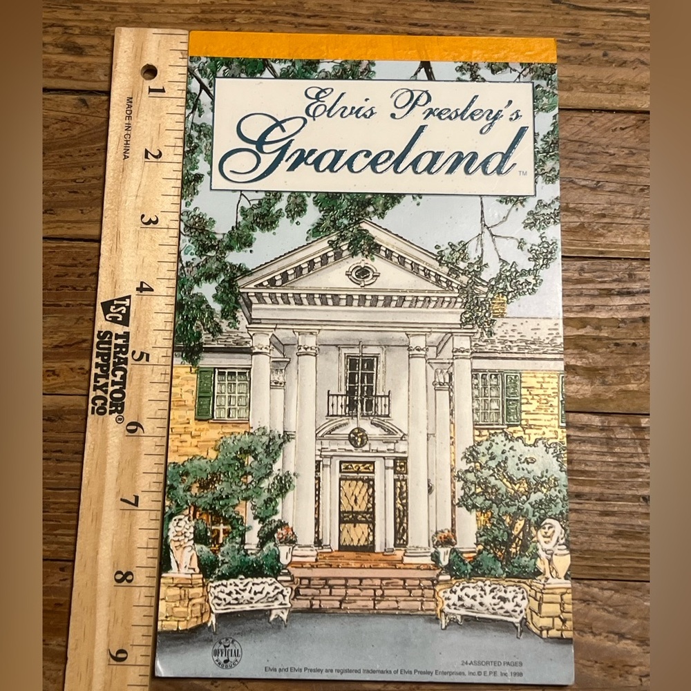 Elvis Presley's Graceland Notepad - Picture 8 of 9